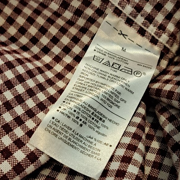 GAP Men's Medium Standard Fit Long Sleeve Heavy Weight Oxford 100% Cotton - Picture 7 of 13